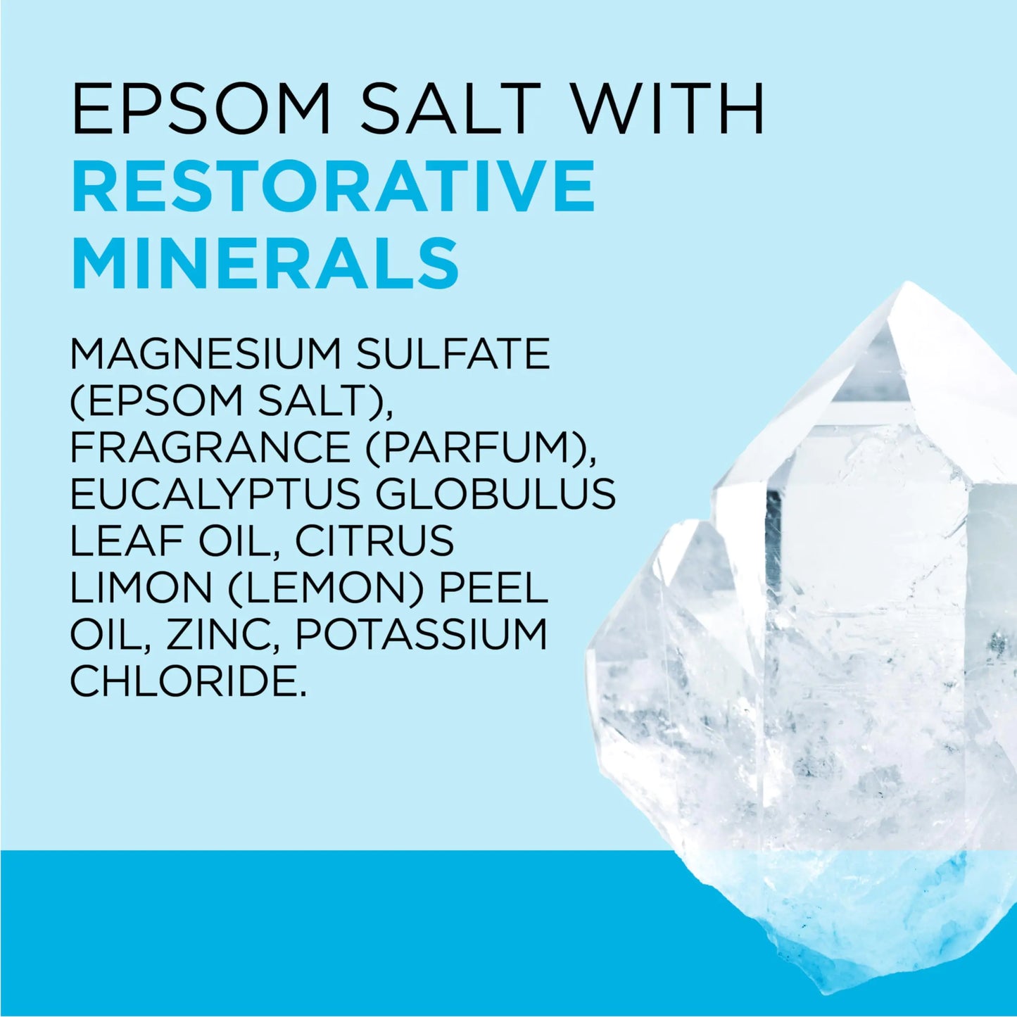 Dr Teal's Epsom Salt Magnesium Soak, Restorative Minerals with Magnesium, Potassium & Zinc, 3 lbs Mint 3 Pound (Pack of 1)